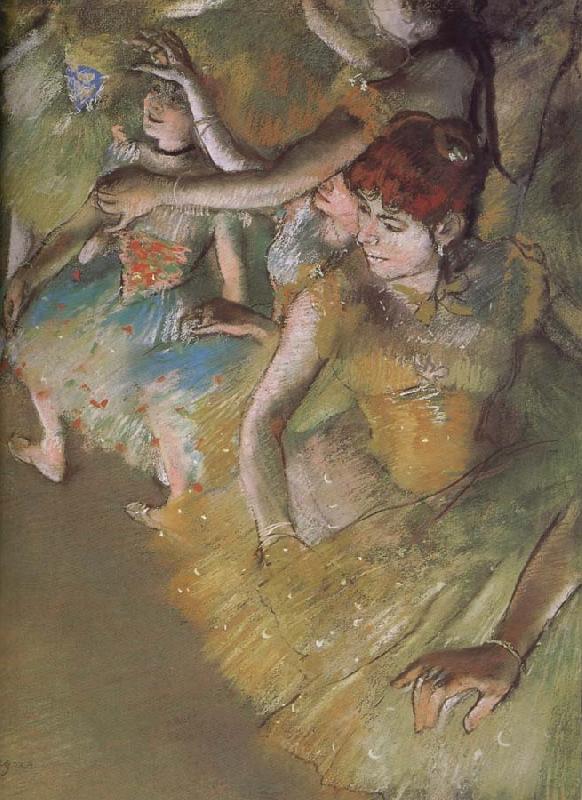 Edgar Degas ballerina  on the stage oil painting picture